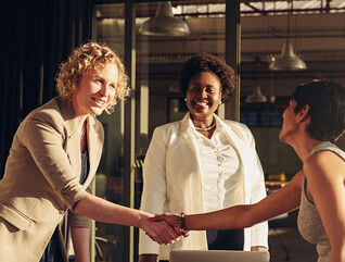 People meeting during an acquisition
