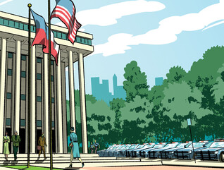Illustration of crime center