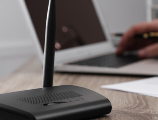 Wi-Fi Router in office