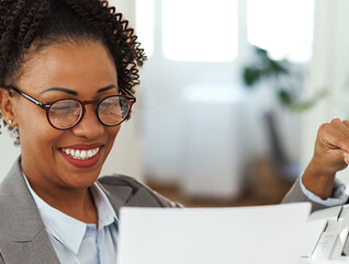 Person using printer