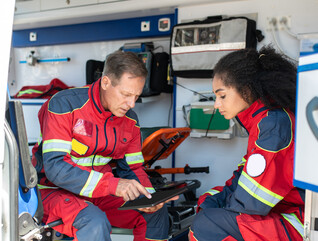 Paramedics in the field