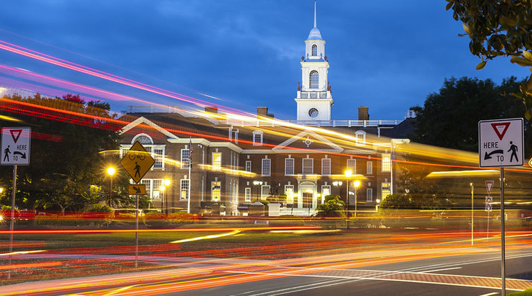  The Capitol Building in downtown Dover, Delaware.