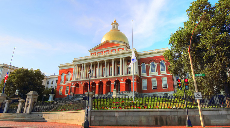 Massachusetts State House in Boston 