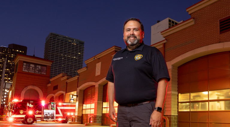 Dr. Michael Gonzalez, ETHAN Project Program Director at the Houston Fire Department says his department saves significant time and money thanks to its Panasonic Toughpads.