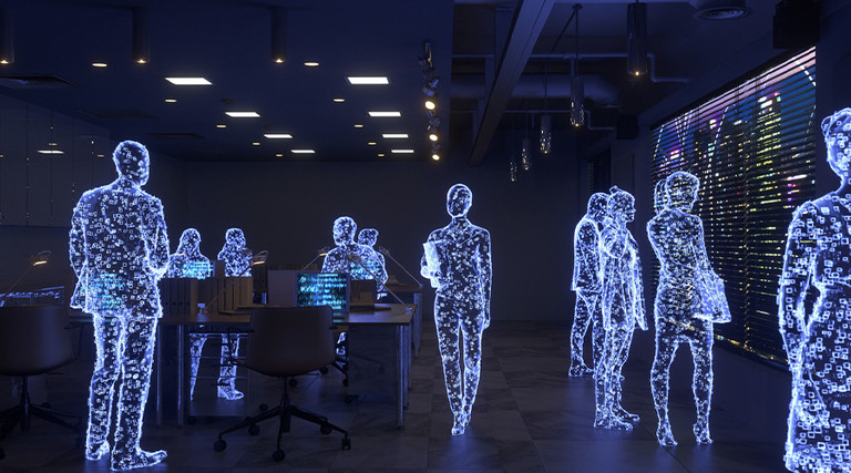 Office operating in the metaverse