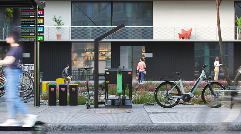 Smart city with sustainable transportation