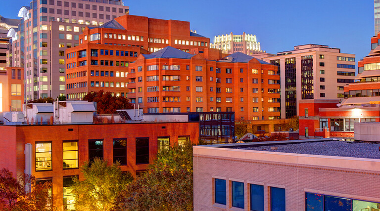 Cityscape of Bethesda Maryland