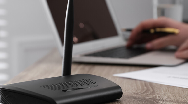 Wi-Fi Router in office