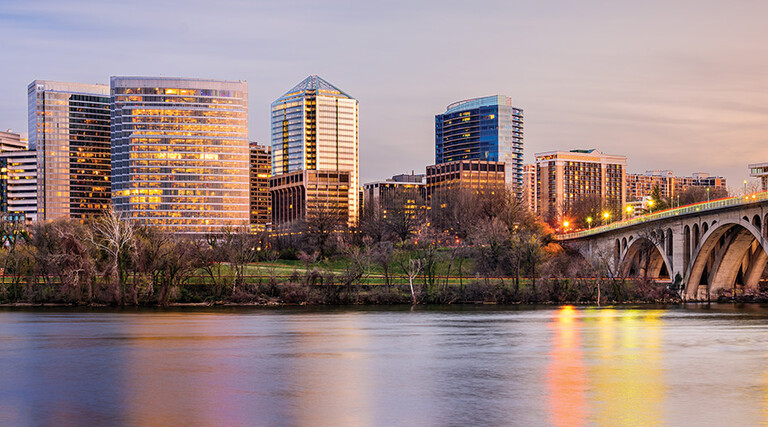 Arlington skyline