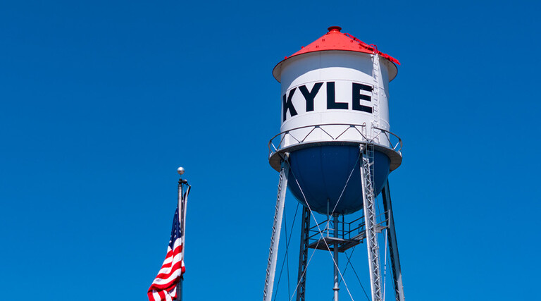 Kyle, Texas water tower