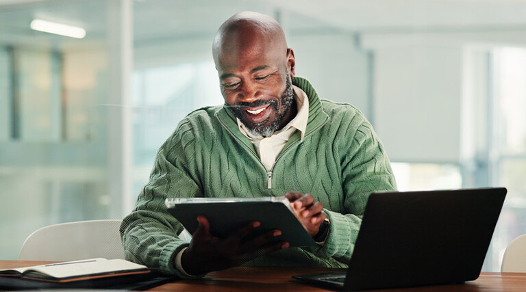 Person working in the office