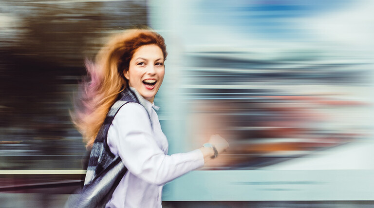 Person running