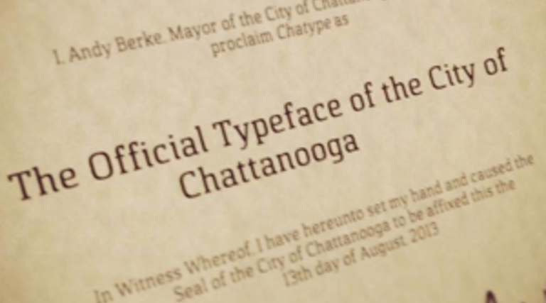 Chattanooga Has Its Own Font: Why Do They Need It and How Did It Happen?