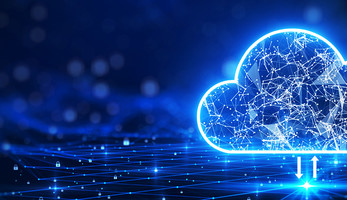 Cloud computing concept.