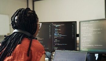 Person coding