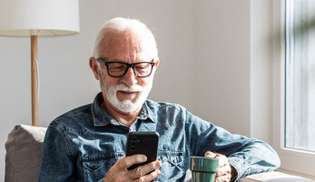 Person using phone