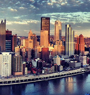 Pittsburgh city skyline