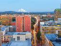 A view of downtown Portland, Ore., with Mt. Hood in the background. 