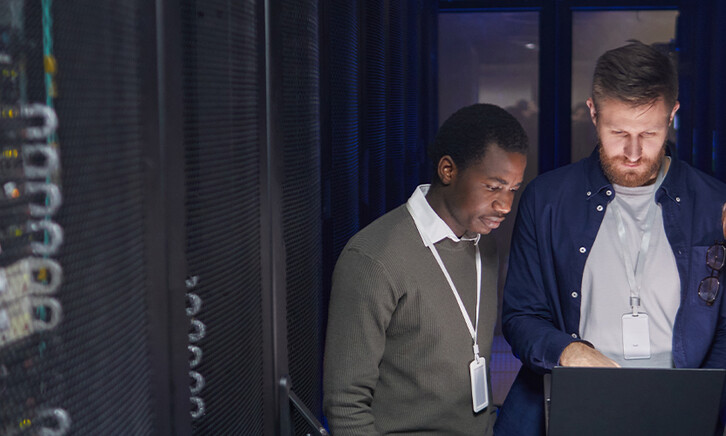 IT team collaborating