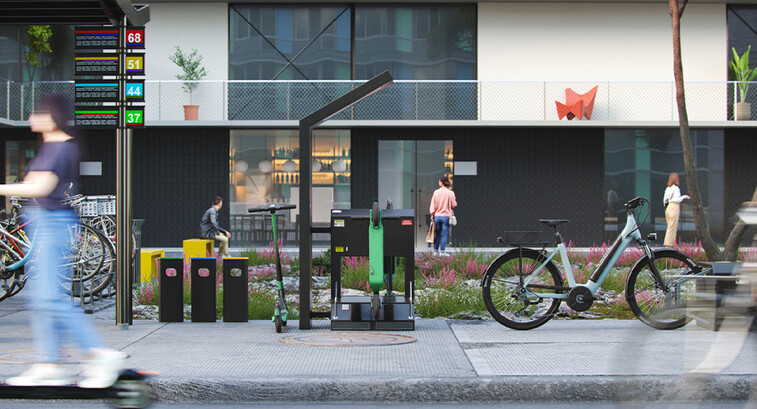 Smart city with sustainable transportation