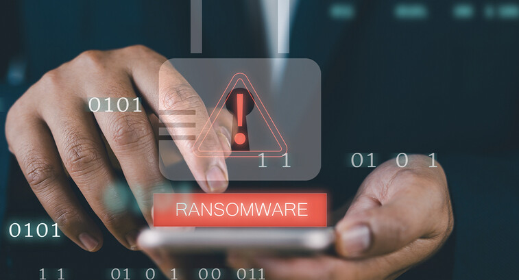Malware attack virus alert