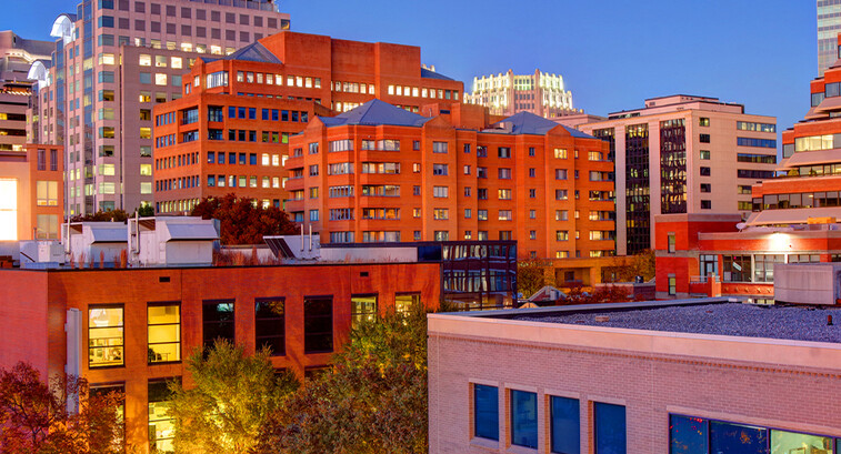 Cityscape of Bethesda Maryland