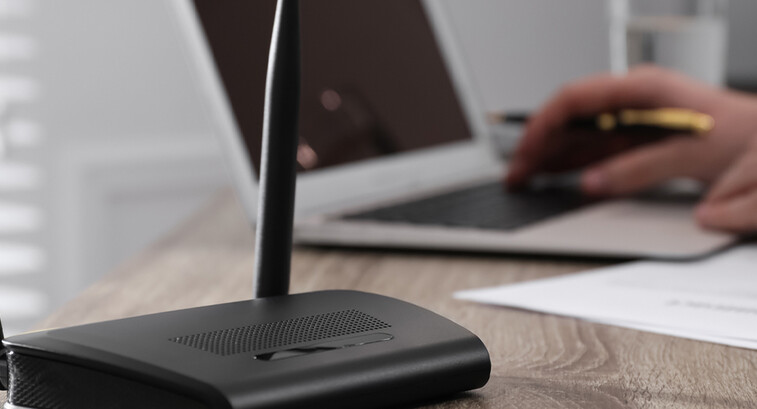 Wi-Fi Router in office
