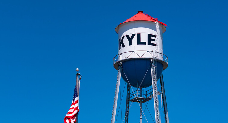 Kyle, Texas water tower