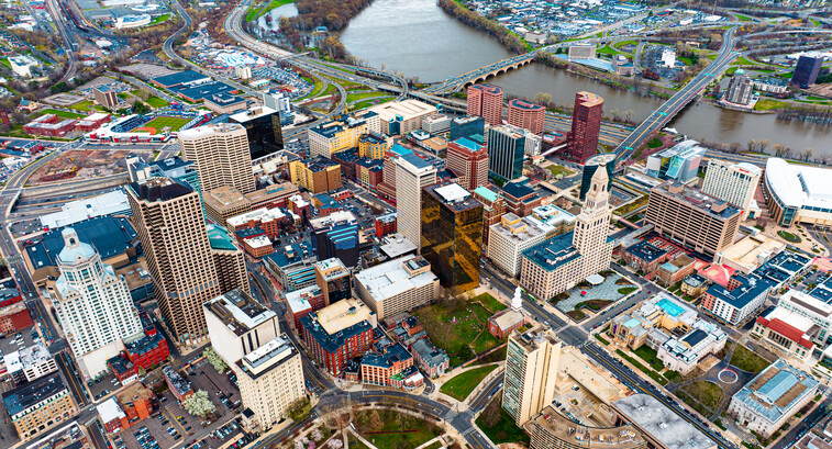 Downtown Hartford, Conn. 