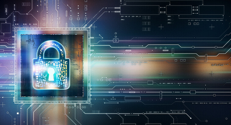 Cyber security lock in space