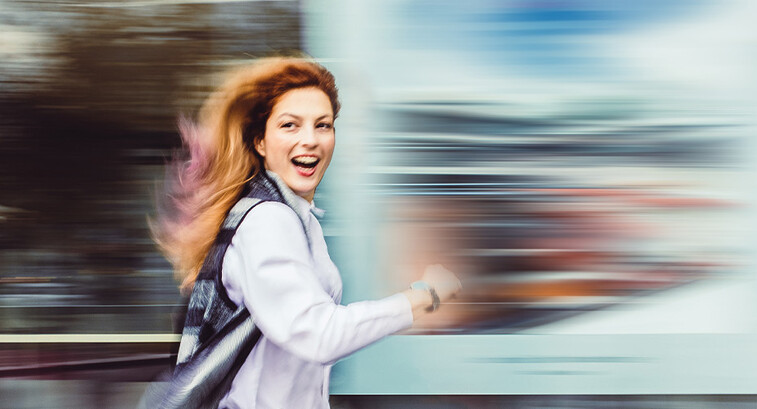 Person running