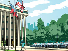 Illustration of crime center