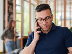 Person calling contact center