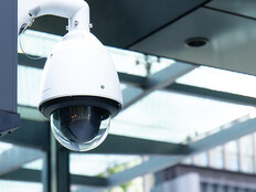 Surveillance cameras in the city