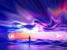 AI in a search bar image