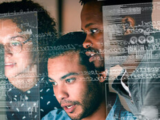 Coworkers collaborating