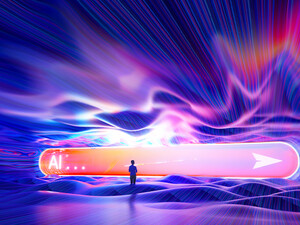 AI in a search bar image