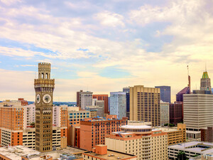Baltimore city skyline