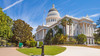 The historic California capitol building in Sacramento, Calif.  