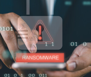 Malware attack virus alert